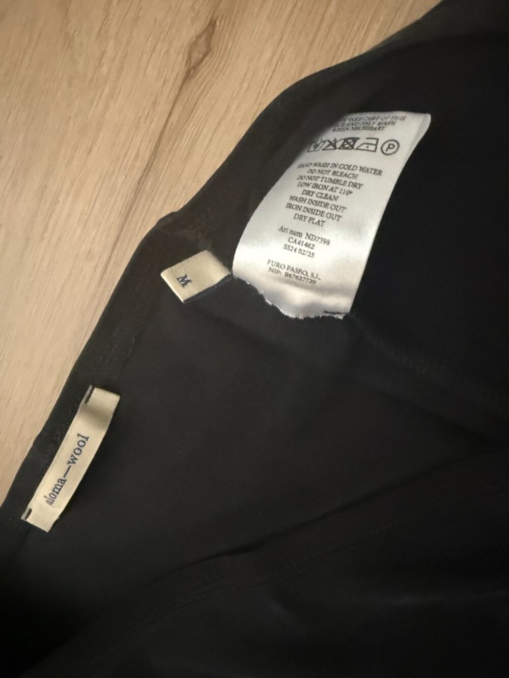 Paloma Wool Vicky Flared Cupro Skirt (Black, size M) - Picture 12 of 14